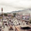 Barkhor desde el templo de Jokhang Barkhor