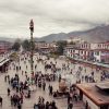Barkhor desde el templo de Jokhang Barkhor