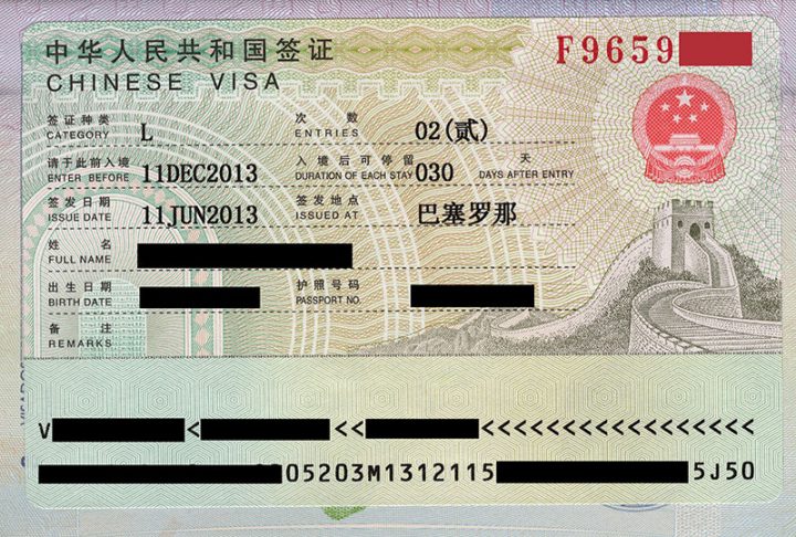 Visado_China